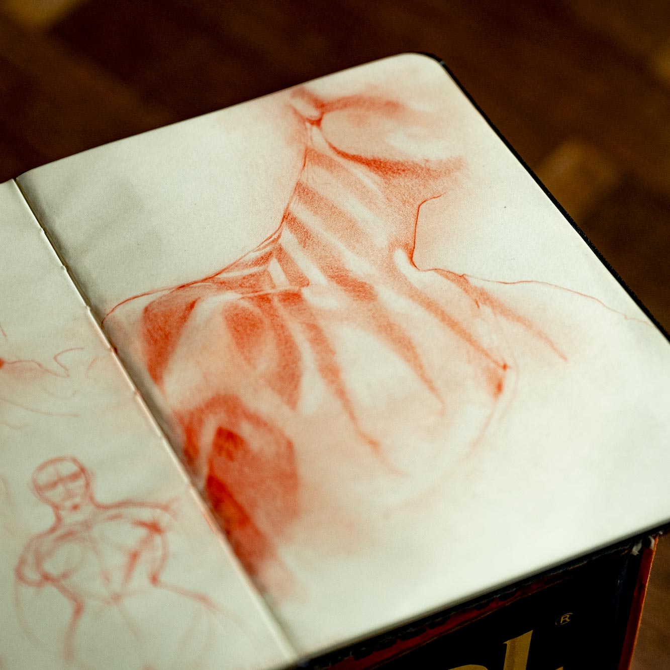 Sanguine drawing from March 12th, 2023