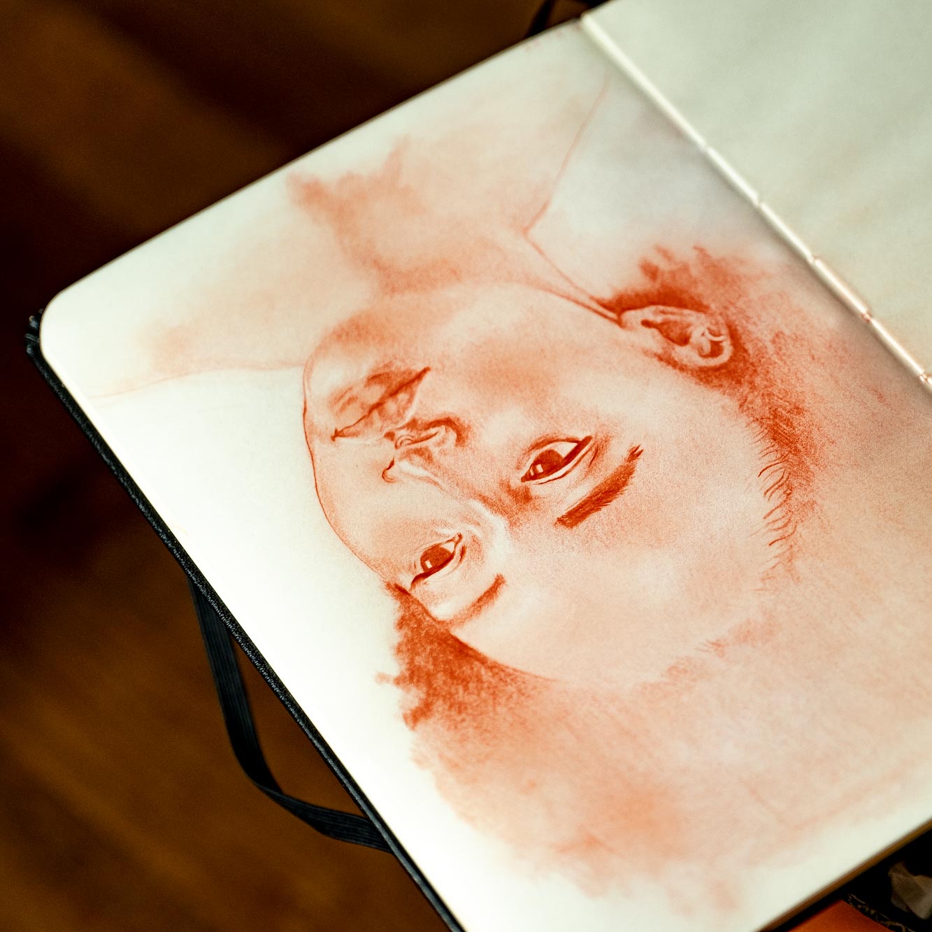 Sanguine drawing from March 14th, 2023