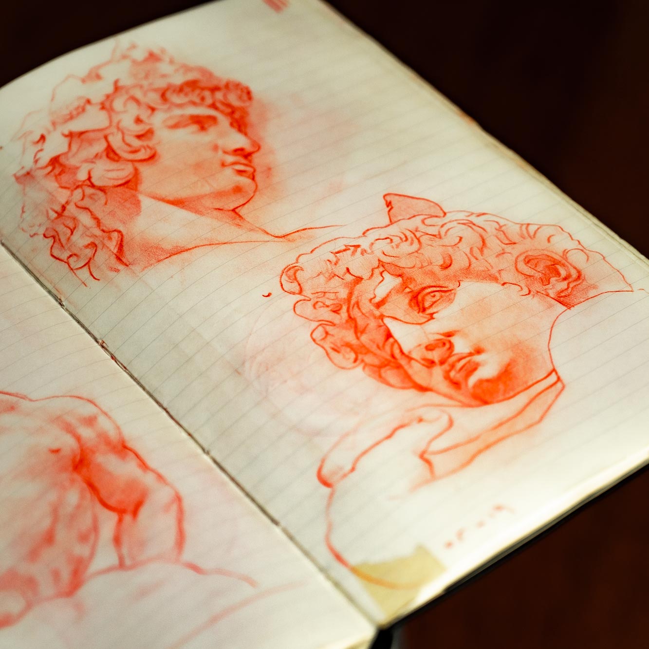 Sanguine drawing from March 26th, 2023